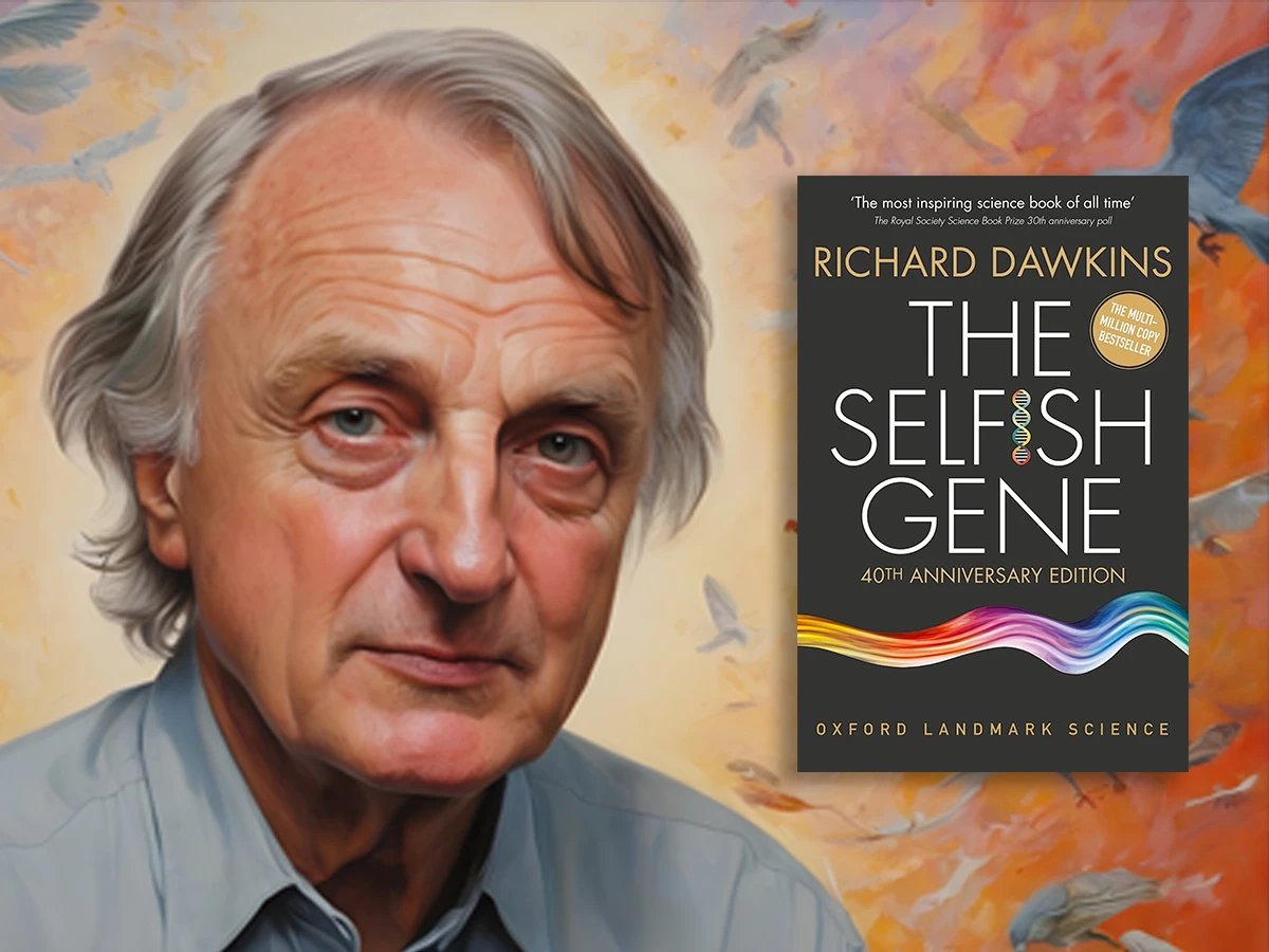 The Selfish Gene Richard Dawkins custom cover